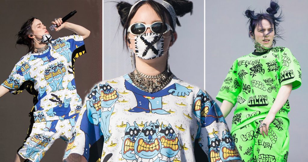 Ejemplos de outfits de Billie Eilish