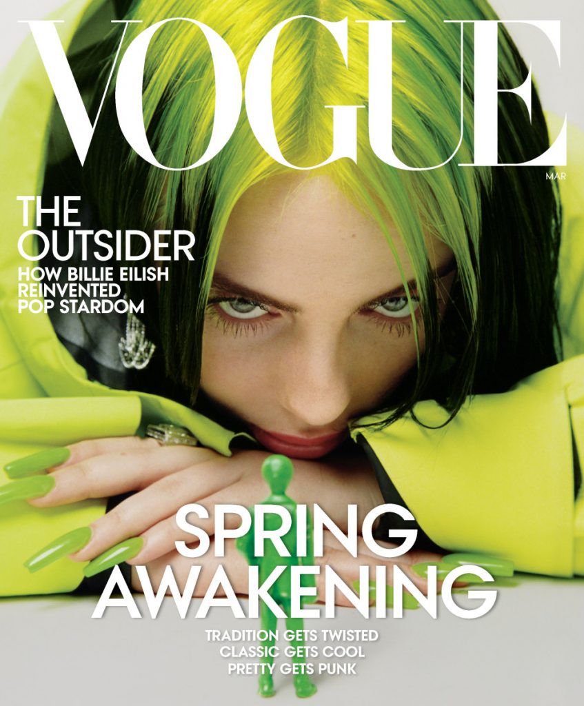 Billie Eilish en portada de Vogue