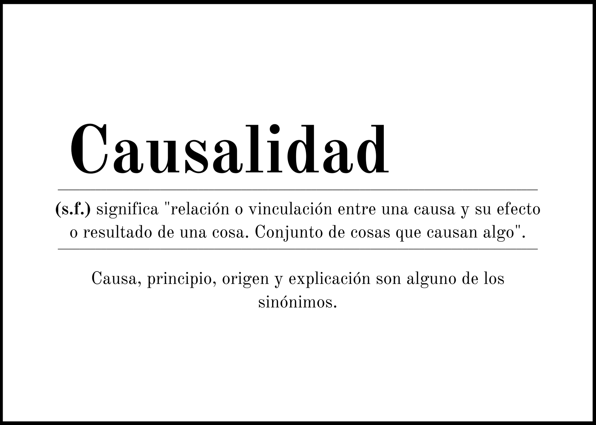 ¿Qué son las casualidades de la vida?