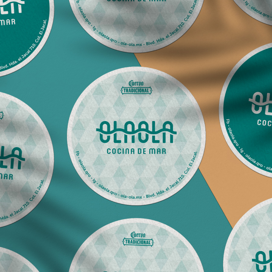 Identidad para Ola Ola - Estudio de diseño gráfico en querétaro
