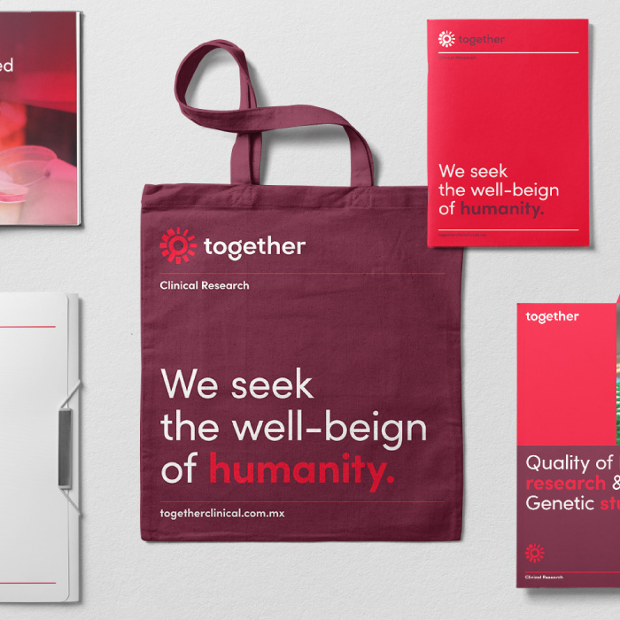 Diseño de identidad Together - Tipos Libres